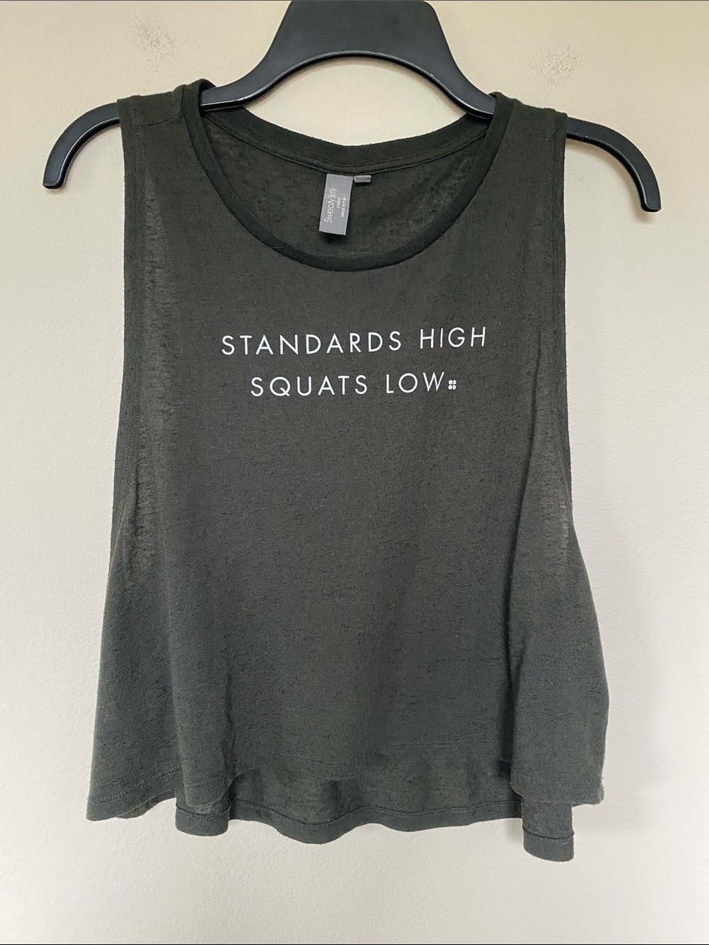 Sweaty Betty Cropped Tank - Standards High Squats Low